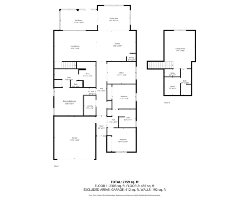 Floor Plan - 463 Tumbled Stone